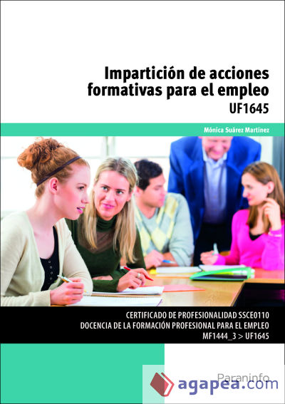 Impartición de acciones formativas para el empleo. Certificados de profesionalidad. Docencia de la formación profesional para el empleo