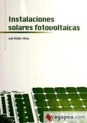 Portada de Instalaciones solares fotovoltaicas