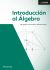 Portada de Introducción al álgebra. 2a. edición, de Sebastián Xambó Descamps