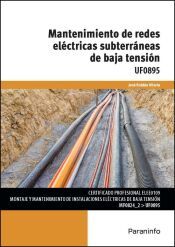 Portada de Mantenimiento de redes eléctricas subterráneas de baja tensión