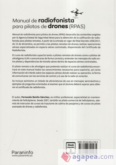 Manual de radiofonista para pilotos de drones (RPAS)