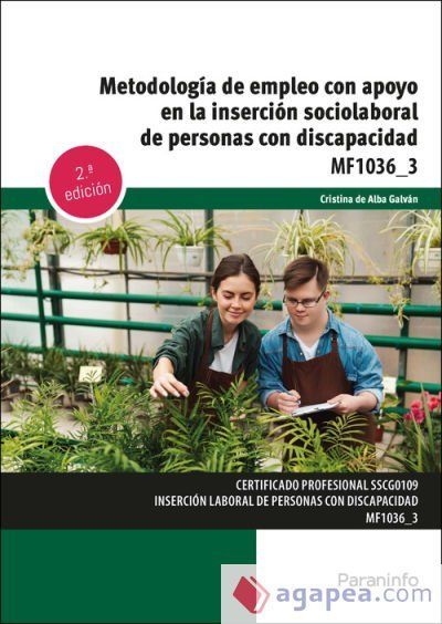 METODOLOGIA DE EMPLEO CON APOYO EN LA INSERCION SOCIOLABORAL DE ...