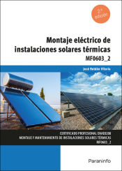 Portada de Montaje eléctrico de instalaciones solares térmicas