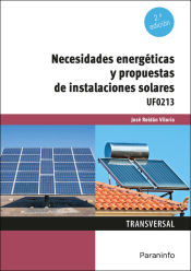 Portada de Necesidades energéticas y propuestas de instalaciones solares 2.ª edición