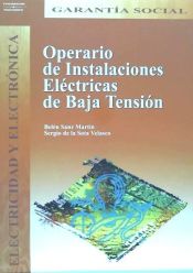 Portada de OPERARIO DE INSTALACIONES ELÉCTRICAS DE BAJA TENSIÓN