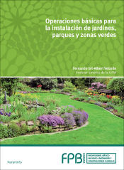 Portada de Operaciones básicas en instalación de jardines, parques y zonas verdes