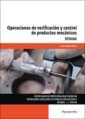 Portada de Operaciones de verificación y control de productos mecánicos