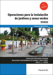 Portada de Operaciones para la instalación de jardines y zonas verdes