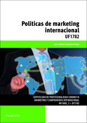 Portada de Políticas de marketing internacional. Certificados de profesionalidad. Marketing y compraventa internacional