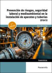 Portada de Prevenci&oacute;n de riesgos, seguridad laboral y medioambiental en la instalaci&oacute;n de aparatos y tuber&iacute;as