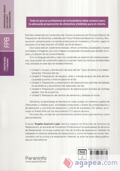 Procesos básicos de preparación de alimentos y bebidas 2.ª edición