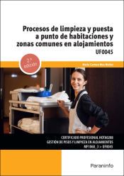 Portada de Procesos de limpieza y puesta a punto de habitaciones y zonas comunes en alojamientos