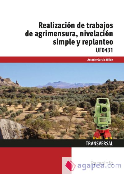 Realización de trabajos de agrimensura, nivelación simple y replanteo