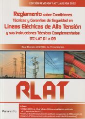 Portada de Reglamento de Líneas Eléctricas de Alta Tensión. RLAT 2.ª edición 2022