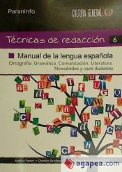 Portada de Técnicas de Redacción 6 - Manual de la Lengua Española