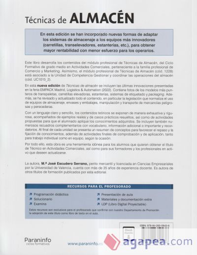 Técnicas de almacén 2.ª edición 2023