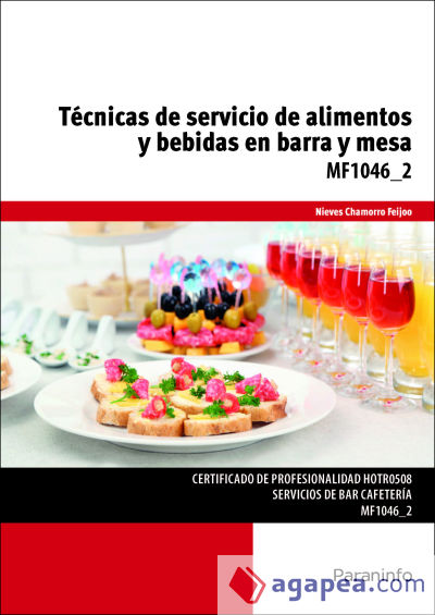 Técnicas de servicio de alimentos y bebidas en barra y mesa