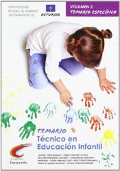 Portada de Técnico en Educación Infantil. Bolsa de trabajo para Ayuntamientos de Asturias. Temario, volumen II: parte específica