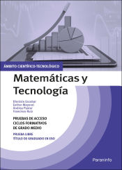 Portada de Temario pruebas de acceso a ciclos formativos de grado medio. Ámbito científico-tecnológico. Matemáticas y Tecnología