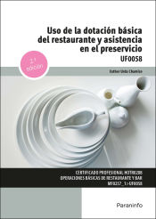 Portada de Uso de la dotación básica del restaurante y asistencia en el preservicio