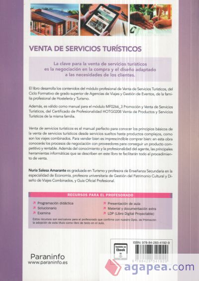 Venta de servicios turísticos