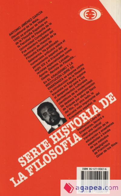 FIL.24-KRAUSISMO Y LA INSTITUCION. LIBRE DE ENSEÑANZA