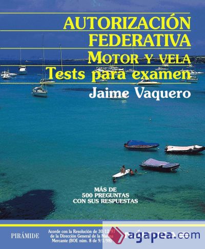 Autorización federativa. Motor y vela