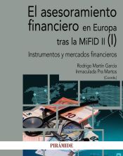 Portada de El asesoramiento financiero en Europa tras la MiFID II (I) (Ebook)