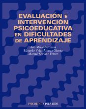 Portada de Evaluación e intervención psicoeducativa en dificultades de aprendizaje