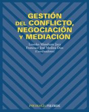 Portada de Gestión del conflicto, negociación y mediación