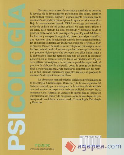 Manual de investigación psicológica del delito