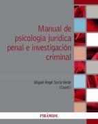 Portada de Manual de psicología jurídica penal e investigación criminal (Ebook)