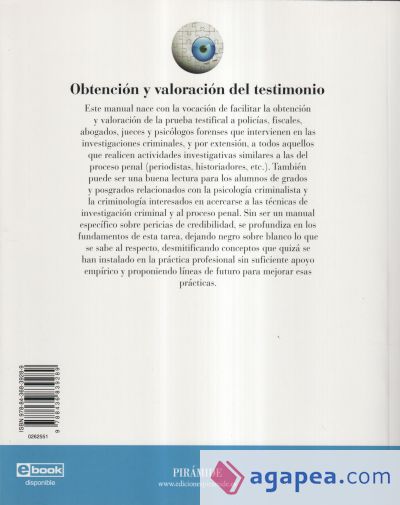 Obtención y valoración del testimonio