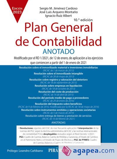 Plan General de Contabilidad ANOTADO