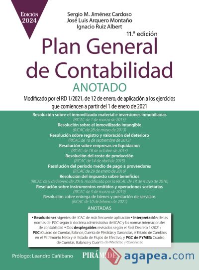 Plan General de Contabilidad ANOTADO