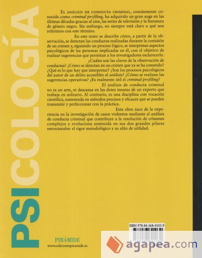 Profiler. Los secretos del análisis de conducta criminal