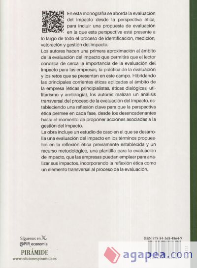 Ética e impacto de la empresa: la perspectiva ética en las evaluaciones de impacto empresarial