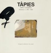 Portada de Tàpies. Volumen II: 1961-1968