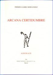 Portada de Arcana certidumbre