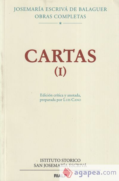 Cartas I (edición crítico-histórica). Rústica