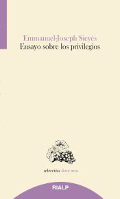 Portada de Ensayo sobre los privilegios