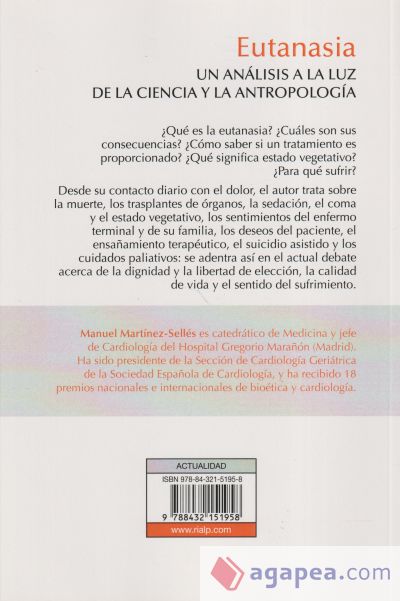 Eutanasia: Un análisis a la luz de la ciencia y la antropología