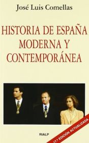 Portada de Historia de España moderna y contemporánea