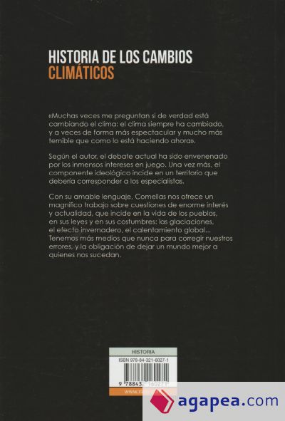 Historia de los cambios climáticos