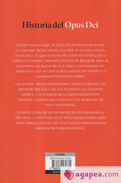 Historia del Opus Dei (rústica)