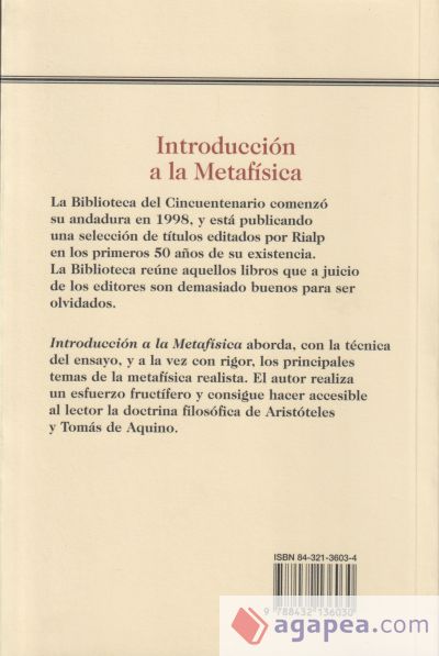 Introducción a la metafísica