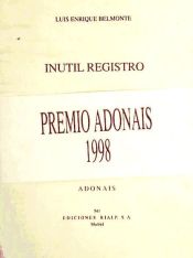 Portada de Inútil registro