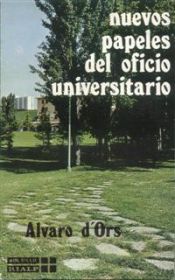 Portada de Nuevos papeles del oficio universitario