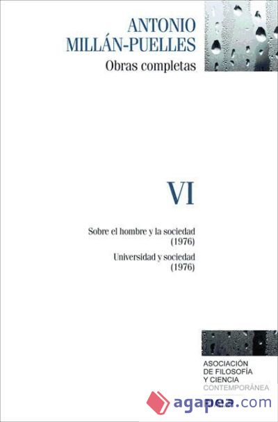 Obras completas de Antonio Millán - Puelles Vol. VI (Ebook)