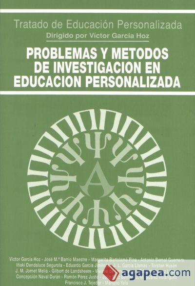 Problemas y métodos de investigación en educación personalizada